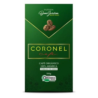 Café Orgânico Torrado em Grãos Coronel 500g