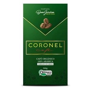 Café Orgânico Torrado em Grãos Coronel 500g
