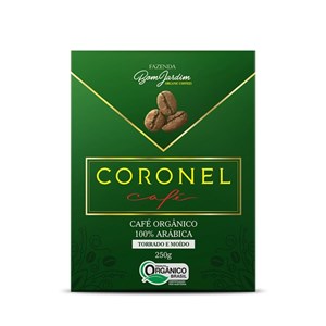 Café Orgânico Torrado e Moído Coronel 250g
